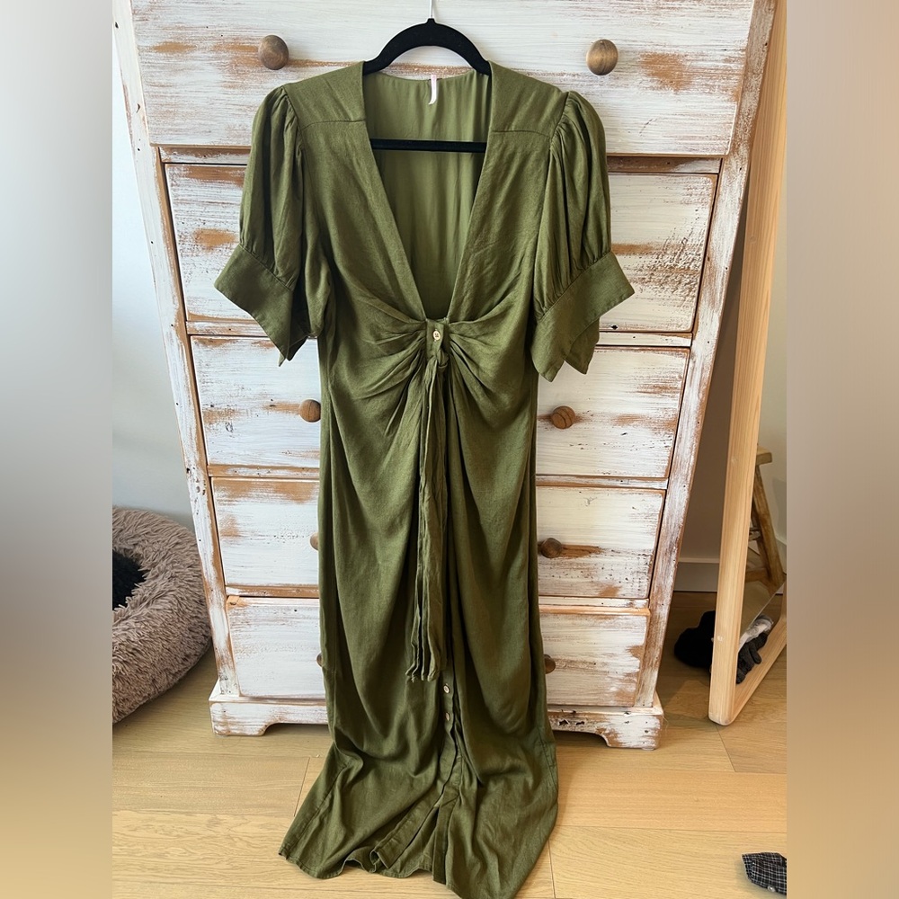 Free People summer vintage maxi dress